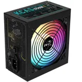Блок питания, Aerocool, KCAS PLUS GOLD 650W RGB, 650W, ATX, Gold, APFC, 20+4pin, 2*4+4pin, 6*Sata, 3*Molex, 2*PCI-E 6+2pin, Вентилятор 12 см, Кабель питания, Чёрный