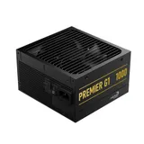 Блок питания, Aerocool, PREMIER G1, 1000W, ATX 3.1, Gold, APFC, 20+4pin, 2*4+4pin, 8*Sata, 2*Molex, 3*PCI-E 6+2pin, 12V-2X6, Модульный, Вентилятор 13,5 см, Кабель питания, Чёрный