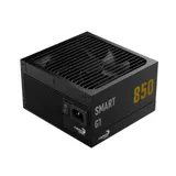 Блок питания, Aerocool, SMART G1, 850W, ATX 3.1, Gold, APFC, 20+4pin, 2*4+4pin, 8*Sata, 2*Molex, 3*PCI-E 6+2pin, 12V-2X6, Вентилятор 13,5 см, Кабель питания, Чёрный