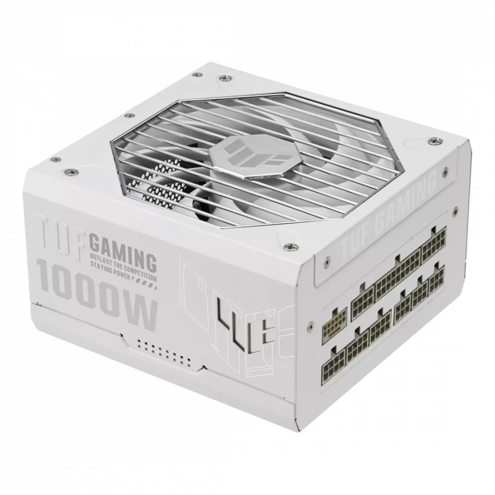 Блок питания ASUS 1000W, TUF Gaming 1000W Gold White Edition, Full Modular, TUF-GAMING-1000G-WHITE