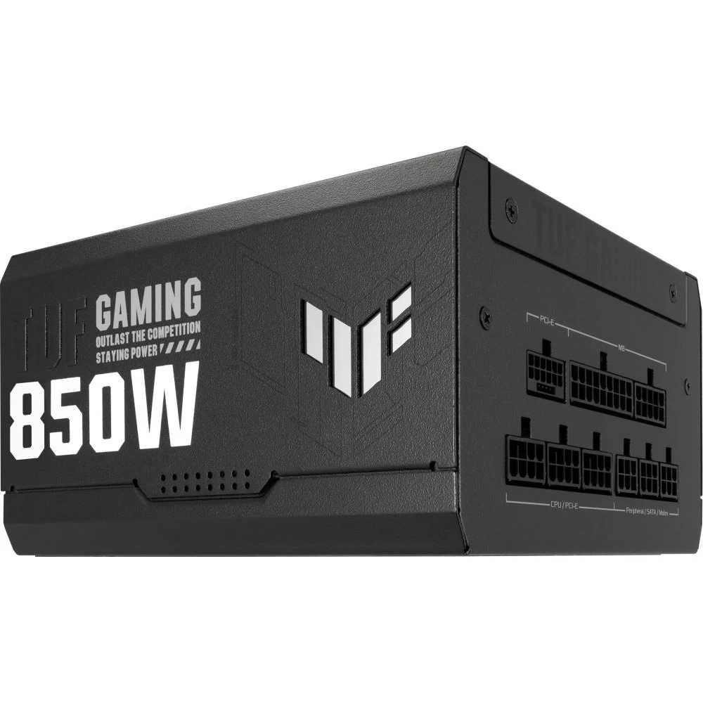 Блок питания ATX 850W Asus TUF Gaming 850G, Gold, 20+4/24+4/24+8+8, 5SATA, 4mol, 3x6+2p PCI-E, ATX
