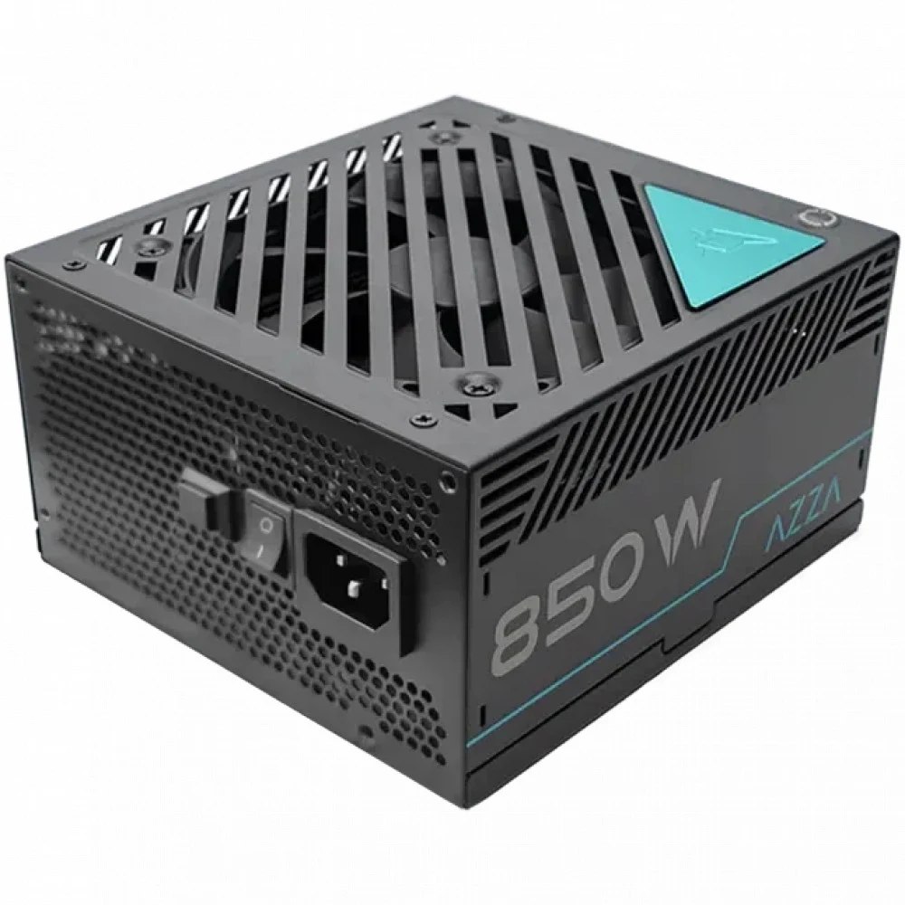 Блок питания Azza ATX 850W PSAZ-850G Gen.5 80+ gold (20+4pin) APFC 120mm fan 6xSATA Cab Manag RTL