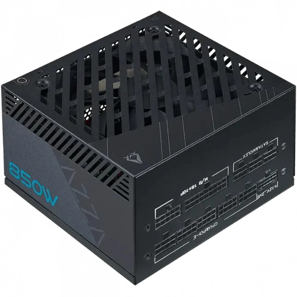 Блок питания Azza ATX 850W PSAZ-850GM Gen.5 80+ gold (20+4pin) APFC 120mm fan 5xSATA Cab Manag RTL