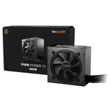Блок питания, Bequiet!, Pure Power 12 650W, BP002EU, 650W, Gold, ATX3.1, APFC, 20+4pin, 1*4+4pin, 1*4pin, 5*SATA, 1*Molex, 2*PCI-E 6+2 pin, 1*PCI-E 12+4pin, Вентилятор 12см, 160*86*150 см, Черный