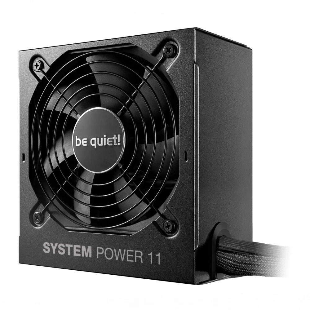 Блок питания, Bequiet!, System Power 11 550W, BP010EU, 550W, Bronze, ATX 3.1, APFC, 1*20+4pin, 1*4+4pin, 1*4pin, 5*SATA, 2*PCI-E 6+2 pin, Вентилятор 12см, 150*86*140 см, Черный
