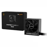 Блок питания, Bequiet!, System Power 11 550W, BP010EU, 550W, Bronze, ATX 3.1, APFC, 1*20+4pin, 1*4+4pin, 1*4pin, 5*SATA, 2*PCI-E 6+2 pin, Вентилятор 12см, 150*86*140 см, Черный