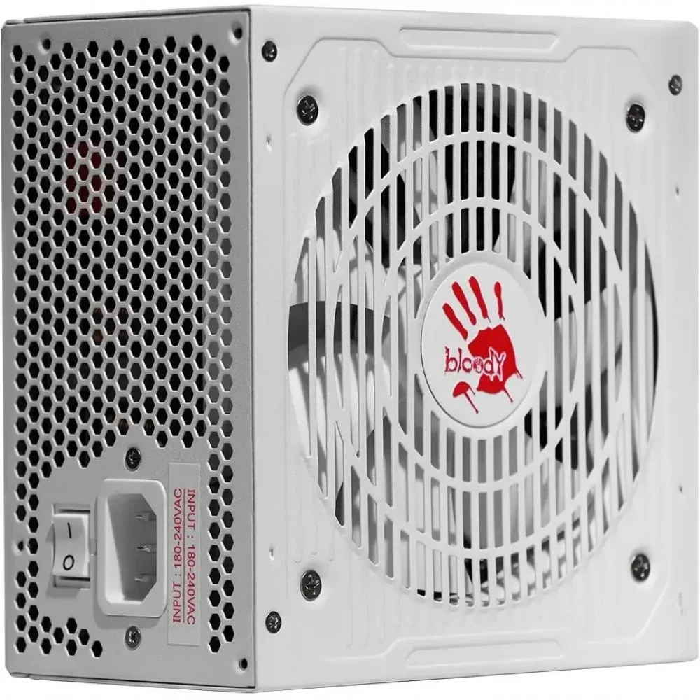 Блок питания Bloody ATX 750W BD-PS750G 80+ gold (20+4pin) APFC 120mm fan 6xSATA Cab Manag RTL [BD-PS750G-MW]