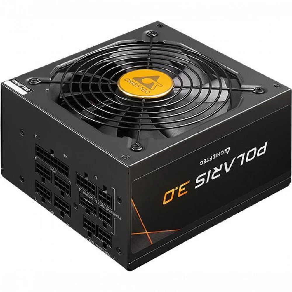 Блок питания Chieftec Polaris 3.0 PPS-1050FC-A3 (ATX 3.0, 1050W, 80 PLUS GOLD, Active PFC, 140mm fan, Full Cable Management, Gen5 PCIe) Retail