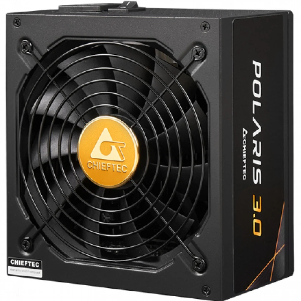 Блок питания Chieftec Polaris 3.0 PPS-1250FC-A3 (ATX 3.0, 1250W, 80 PLUS GOLD, Active PFC, 140mm fan, Full Cable Management, Gen5 PCIe) Retail