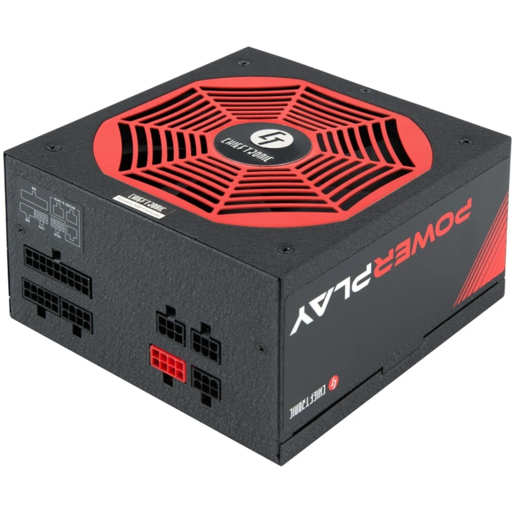 Chieftec CHIEFTRONIC PowerPlay GPU-550FC (ATX 2.3, 550W, 80 PLUS GOLD, Active PFC, 140mm fan, Full Cable Management, LLC design, Japanese capacitors) Retail