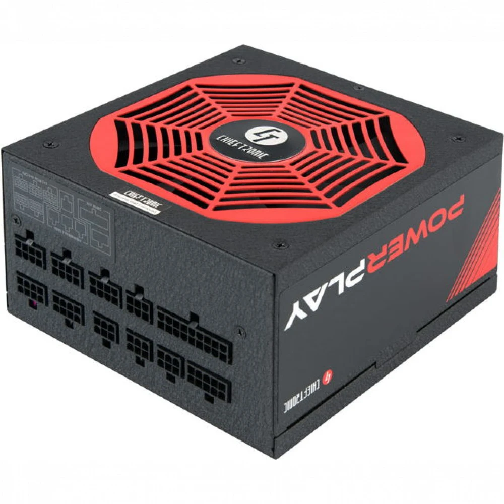 Chieftec CHIEFTRONIC PowerPlay GPU-1200FC (ATX 2.3, 1200W, 80 PLUS PLATINUM, Active PFC, 140mm fan, Full Cable Management, LLC design, Japanese capacitors) Retail
