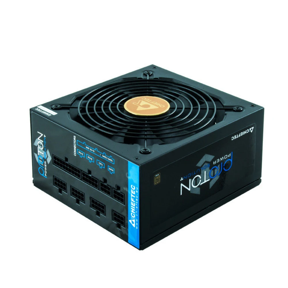 Блок питания, Chieftec, Proton BDF-650C, 650W, ATX, APFC, Bronze, Modular, 20+4pin, 4+4pin, 6*Sata, 3*Molex, 4*PCI-E 6+2-pin, Вентилятор 14см, Черный