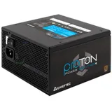 Блок питания, Chieftec, Proton, BDF-400S, 400W, ATX, 80+ Bronze, non-Modular, 24pin, 3 x SATA, 3 x Molex, 6pin PCIe x 1, 8pin EPS(4+4) x 1, Вентилятор 12см, Черный