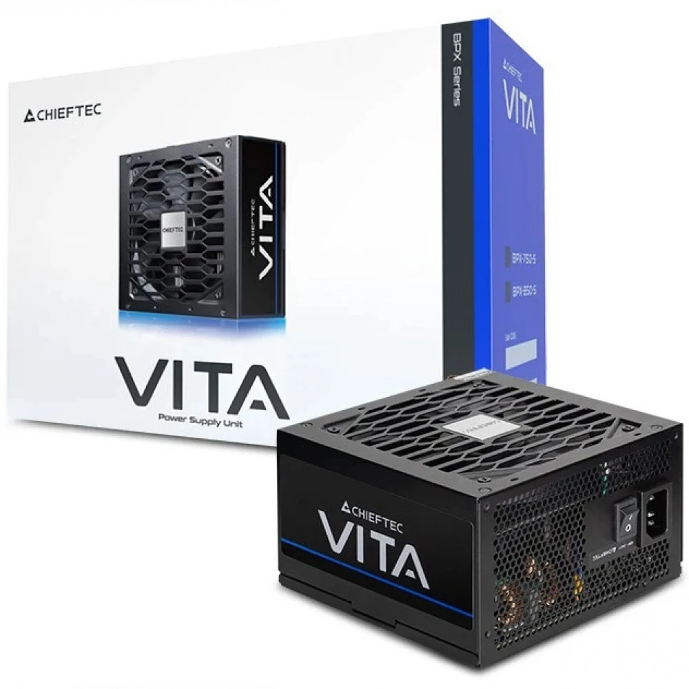 Блок питания Chieftec ATX 850W Vita BPX-850-S 80+ bronze (20+4pin) APFC 120mm fan 6xSATA RTL [BPX-850-S]