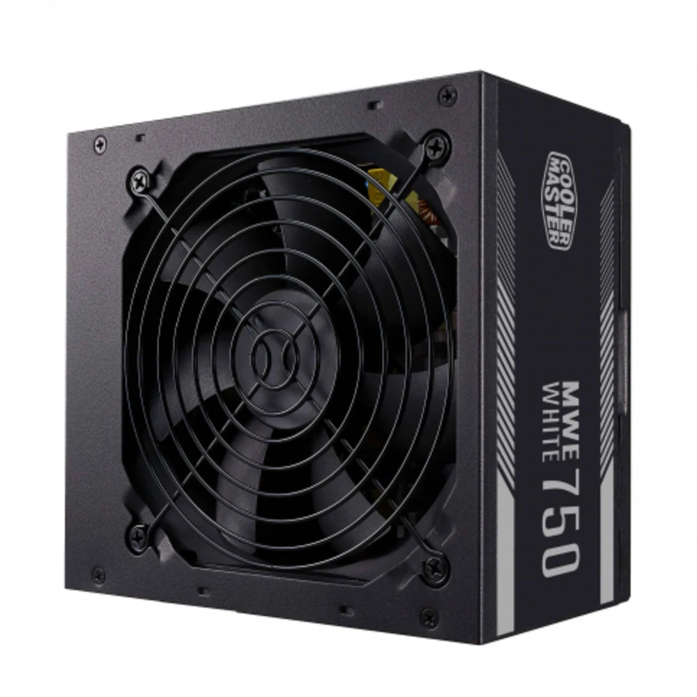 Блок питания 750 Ватт/ Power Supply Cooler Master MWE White, 750W, ATX, 120mm, 6xSATA, 2xPCI-E(6+2), APFC, 80+ White