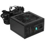 Блок питания, Deepcool, PN850D R-PN750D-FC0B-EU, 850W, ATX 3.0, Gold, APFC, 20+4 pin, 2*4+4pin, 8*Sata, 2*Molex, 3*PCI-E 6+2 pin, 1*(16Pin)12VHPWR, Вентилятор 12см, Кабель питания, Чёрный