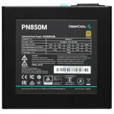 Блок питания, Deepcool, PN850М R-PN850M-FC0B-EU, 850W, ATX 3.0, Gold, APFC, 20+4 pin, 2*4+4pin, 8*Sata, 2*Molex, 3*PCI-E 6+2 pin, 1*(16Pin)12VHPWR, Модульный, Вентилятор 12см, Кабель питания, Чёрный