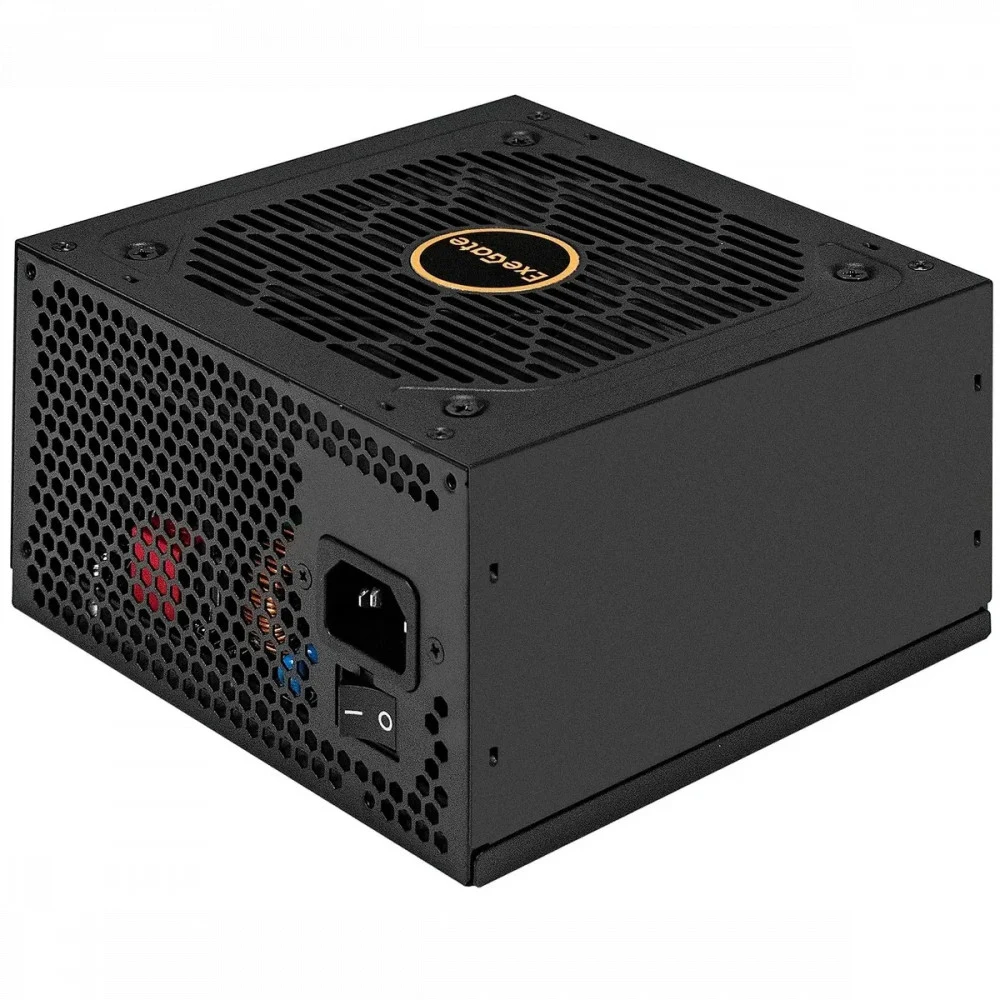 Блок питания 850W ExeGate 80 PLUS® GOLD 850VSP FС (ATX3.0, APFC, КПД 90% (80 PLUS GOLD), 120mm fan, 24pin, 2x(4+4)pin, PCIE5.0/12VHPWR, 4xPCI-E, 6xSATA, 3xIDE, 1xFDD, Full Cable Management, black, C