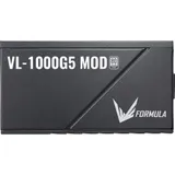 Блок питания Formula ATX 1000W VL-1000G5 MOD Gen5 80+ gold 24pin APFC 140mm fan lt.blue LED 9xSATA Cab Manag RTL