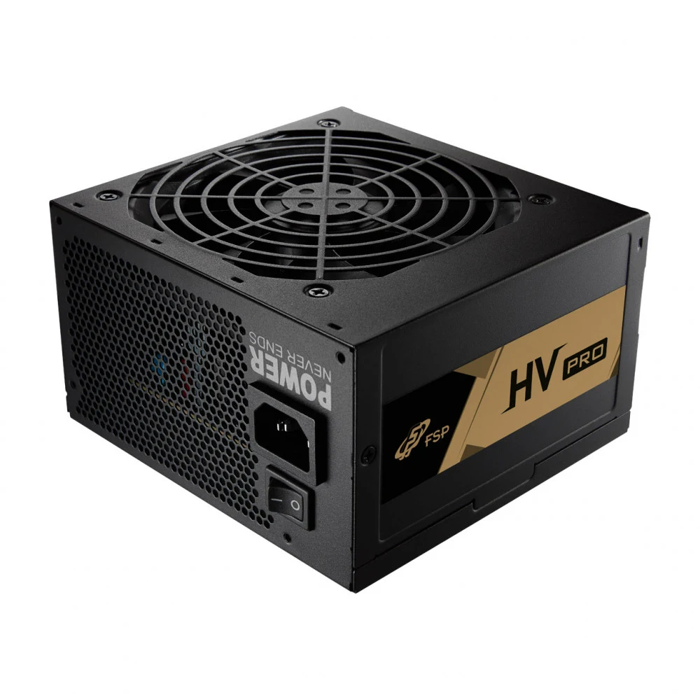 Блок питания FSP HV PRO FSP650-51AAC, 650W, fan 120, Active PFC >0,9, 80+ Standart, ATX 2.52, White FSP650-51AAC W