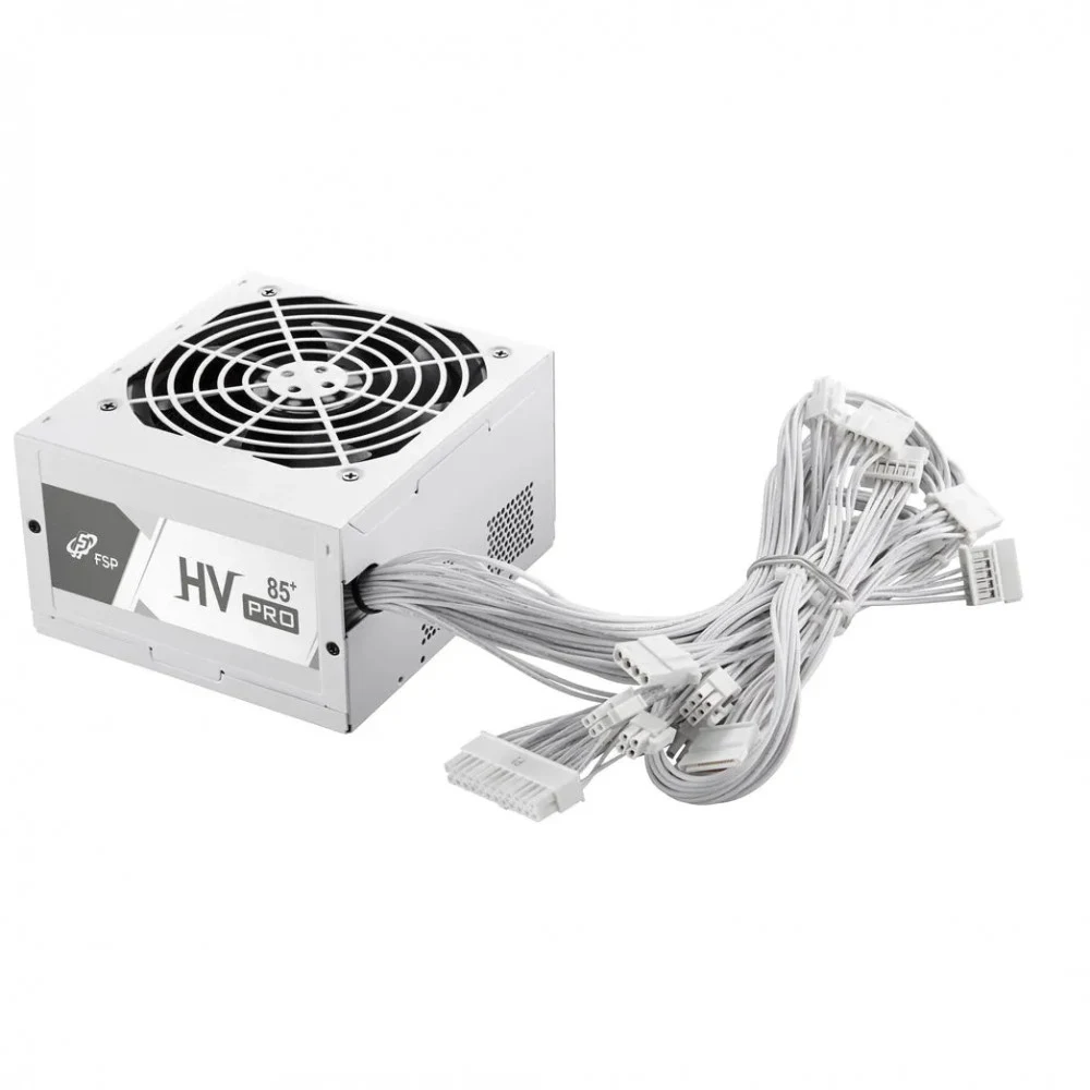 Блок питания FSP HV PRO FSP650-51AAC White, 650W, 120cm, Active PFC >0,9, 80+ Standart, ATX2.52(OEM) FSP650-51AAC White (OEM)