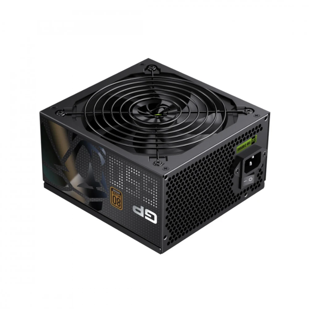 Блок питания, Gamemax, GP 650B, 2124-0650R0065, 650W, Bronze+, APFC, 20+4 pin, 1*4+4pin, 5*Sata, 3*Molex, 2*PCI-E 6+2 pin, Modular, Вентилятор 14см, 160*150*85 см, Черный