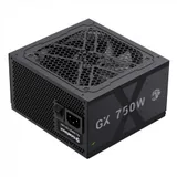 Блок питания, Gamemax, GX 750GF, 2132-0750B0022, 750W, ATX, ATX, Вентилятор 14см, 20+4 pin, 4*PCI-E 6+2 pin, 6*SATA, 3*Molex, 16*4+4 pin, 140*150*86mm мм, Черный