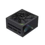 Блок питания, Gamemax, GX PRO 1250G, 2121-1250B0027, 1250W, Gold, ATX3.1, APFC, 20+4 pin, 1*4+4pin, 5*Sata, 3*Molex, 2*PCI-E 6+2 pin, 1*PCI-E 12+4pin, Modular, Вентилятор 13,5см, 160*150*85 см, Черн