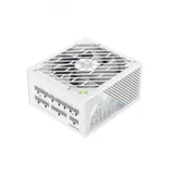 Блок питания, Gamemax, GX PRO 1250G WH, 2121-1250B0026, 1250W, Gold, ATX3.1, APFC, 20+4 pin, 1*4+4pin, 5*Sata, 3*Molex, 2*PCI-E 6+2 pin, 1*PCI-E 12+4pin, Modular, Вентилятор 13,5см, 160*150*85 см, Б