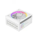 Блок питания, Gamemax, RGB 750G WH, 2141-0750B0012, 750W, Gold, APFC, 20+4 pin, 2*4+4pin, 8*Sata, 3*Molex, 3*PCI-E 6+2 pin, Вентилятор 14см, 165*150*86 см, Белый