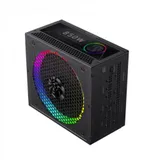 Блок питания, Gamemax, RGB PRO 850G, 2141-0850B0019, 850W, Gold, ATX3.1, APFC, 20+4 pin, 2*4+4pin, 8*Sata, 3*Molex, 3*PCI-E 6+2 pin, 1*PCI-E 12+4pin, Modular, Вентилятор 14см, 165*150*86 см, Черный