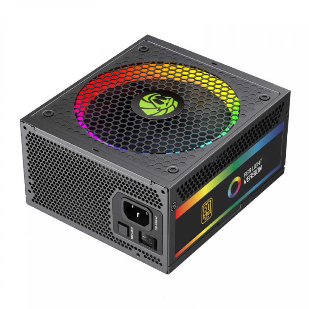 Блок питания, Gamemax, RGB-Smart 850 PRO, 2141-0850B0031, 850W, Gold, ATX3.1, APFC, 20+4 pin, 2*4+4pin, 8*Sata, 3*Molex, 3*PCI-E 6+2 pin, 1*PCI-E 12+4pin, Modular, Вентилятор 14см, 165*150*86 см, Че