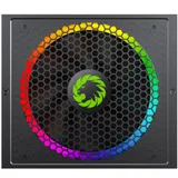 Блок питания, Gamemax, RGB750 PRO Gold, 213610500002, 750W, ATX, 80+ Gold, 20+4 pin, 2*4+4pin, 8*Sata, 3*Molex, 1*FDD, 2*PCI-E 6+2 pin, Modular, Вентилятор 14 см, Подсветка RGB, Чёрный