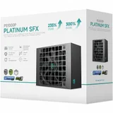 Блок питания, GamerStorm, PS1000P, 1000W, SFX12V V4.1 & ATX12V V3.1, Platinum, APFC, 20+4 pin, 2*4+4pin, 3*Sata, 2*Molex, 3*PCI-E 6+2 pin, 1*12V-2x6, Модульный, Вентилятор 12 см, Кабель питания, Чер