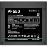 Блок питания, GamerStorm, PF650L R-PF750L-HE0B-WGEU, 650W, ATX, APFC, 20+4 pin, 2*4+4pin, 4*Sata, 2*Molex, 2*PCI-E 6+2 pin, Вентилятор 12см, Кабель питания, Чёрный
