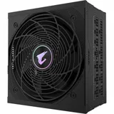 Блок питания, Gigabyte, AORUS ELITE P850W 80+ Platinum Modular PCIe 5.0 (GP-AE850PM PG5), 850W, ATX, APFC, 20+4 pin, 2*4+4pin, 8*Sata, 4*Molex, 6*PCI-E 6+2 pin, 1*PCI-E 16 pin, Вентилятор 120 мм, Ка