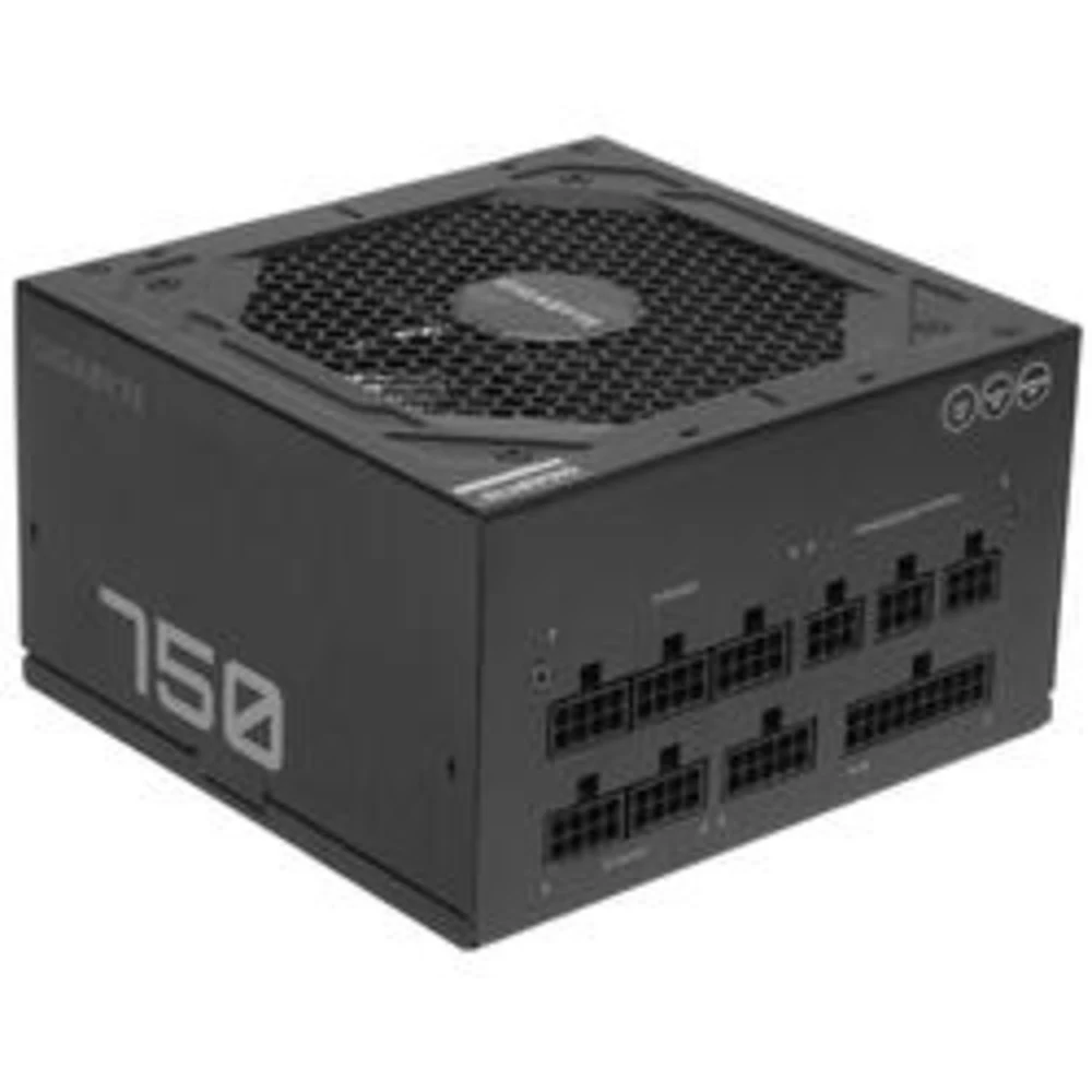 Блок питания Gigabyte ATX 750W GP-P750GM 80+ gold 24+2x(4+4) pin APFC 120mm fan 8xSATA Cab Manag RTL