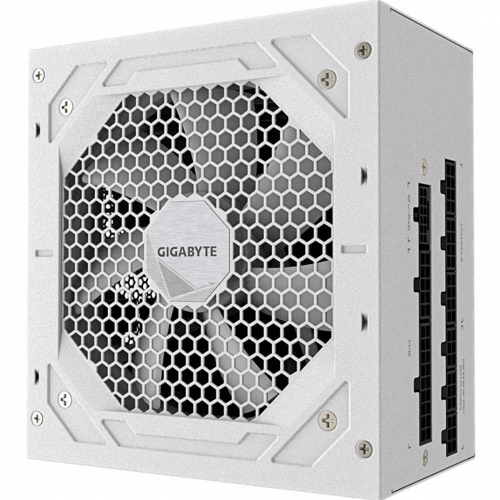 Блок питания ПК Gigabyte UD1000GM PG5 ICE 1000W, 80Plus, Gold, Полностью модульный, White colour