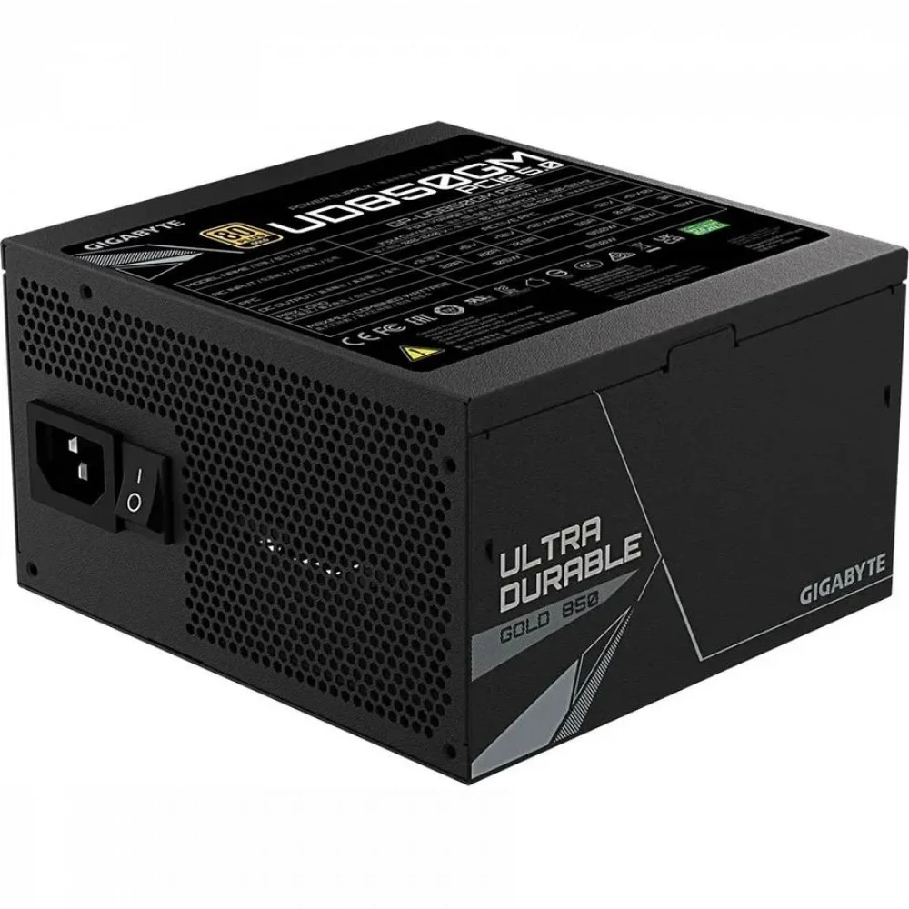 Блок питания Gigabyte UD850GM PG5 V2 GP-UD850GM PG5 850W, 80Plus, Gold, Полностью модульный, PCIe Gen 5.0 compatible 28200-U85GP-2EUR