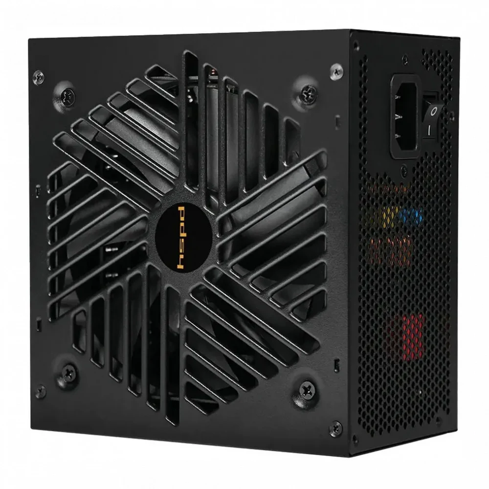 Блок питания/ Power Supply HSPD, 1000W 80+ Gold (ATX, 2.52, Full modular, 1x24(20+4)pin 600mm, 2xCPU 8(4+4)pin 700mm, 2xPCIe*2 8(6+2)pin 600+150mm, 2xSATA*3 500+150+150mm, 1xMOLEX*3 500+150+150mm ,