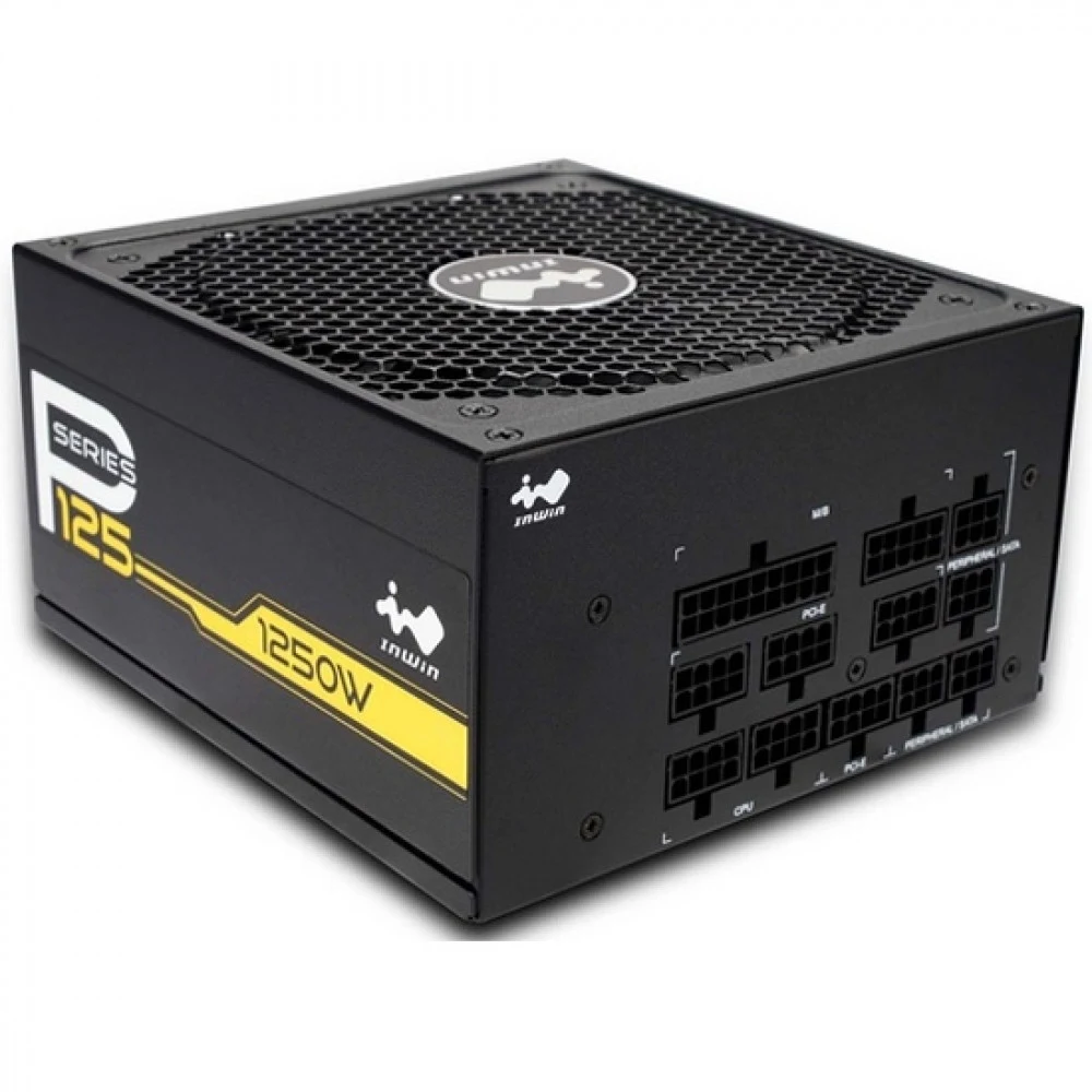 INWIN P125 1250W 80plus Gold, w/modularized PSU cable, full range, 135mm fan Retail box [6188711]