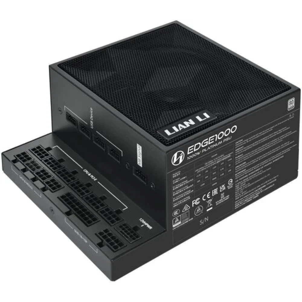 БП ATX 1000W Lian Li EG1000, Platinum, 20+4/24+4/24+8/20+4+8/24+4+8/24+8+8, 12cm, 4x6+2p+2x16p PCI-E