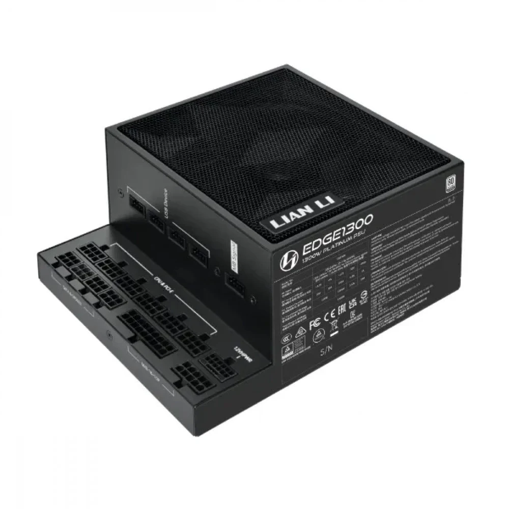 БП ATX 1300W Lian Li EG1300, Platinum, 20+4/20+4+8/24+4/24+8/24+4+8/24+8+8, 12cm, 4x6+2p+2x16p PCI-E