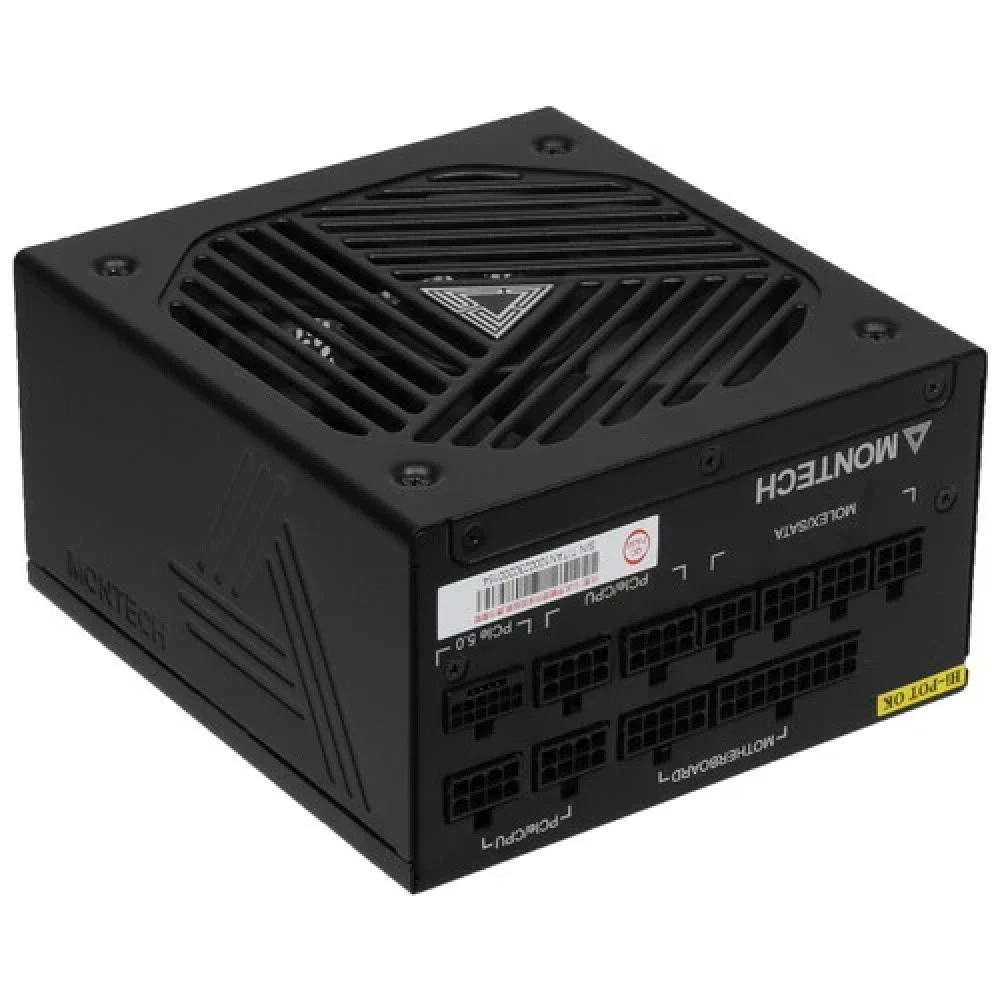 Блок питания Montech ATX 1000W TITAN GOLD Gen.5 80+ gold (20+4pin) APFC 135mm fan 12xSATA Cab Manag RTL