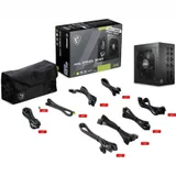 Блок питания MSI ATX 750W MAG A750GL PCIE5 Gen.5 80+ gold (20+4pin) APFC 120mm fan 8xSATA Cab Manag RTL