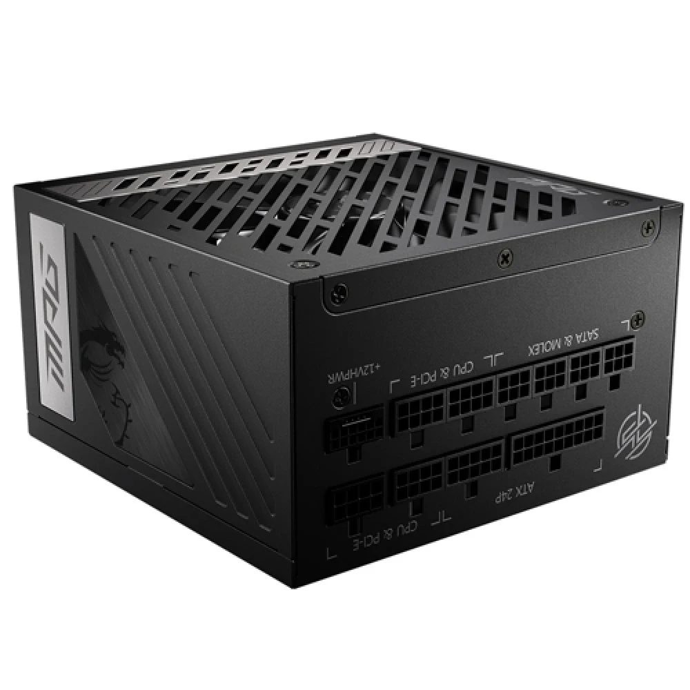 БП ATX 850W MSI MPG A850G PCIE5, 13.5sm f, 20+4/24+8+8, 8SATA, 4molex, 6x6+2p+16p PCI-E, ATX