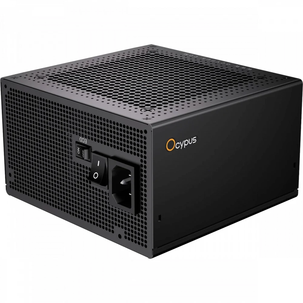 Блок питания ПК/ Power Supply Ocypus Iota P1000, Model P1000-GF, 1000W 80+ Gold (ATX, 3.1, Full modular, 1x24(20+4)pin, 2xCPU 8(4+4)pin, 3xPCIe*2 8(6+2)pin, 1x12V-2x6, 8xSATA3 , Active, 120x120mm, 1