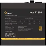 Блок питания Ocypus Iota P1200 1200W Black (Iota-P1200-G1FFBK024X-EU)