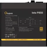 Блок питания Ocypus Iota P850 850W Black (Iota-P850-G1FFBK024X-EU)