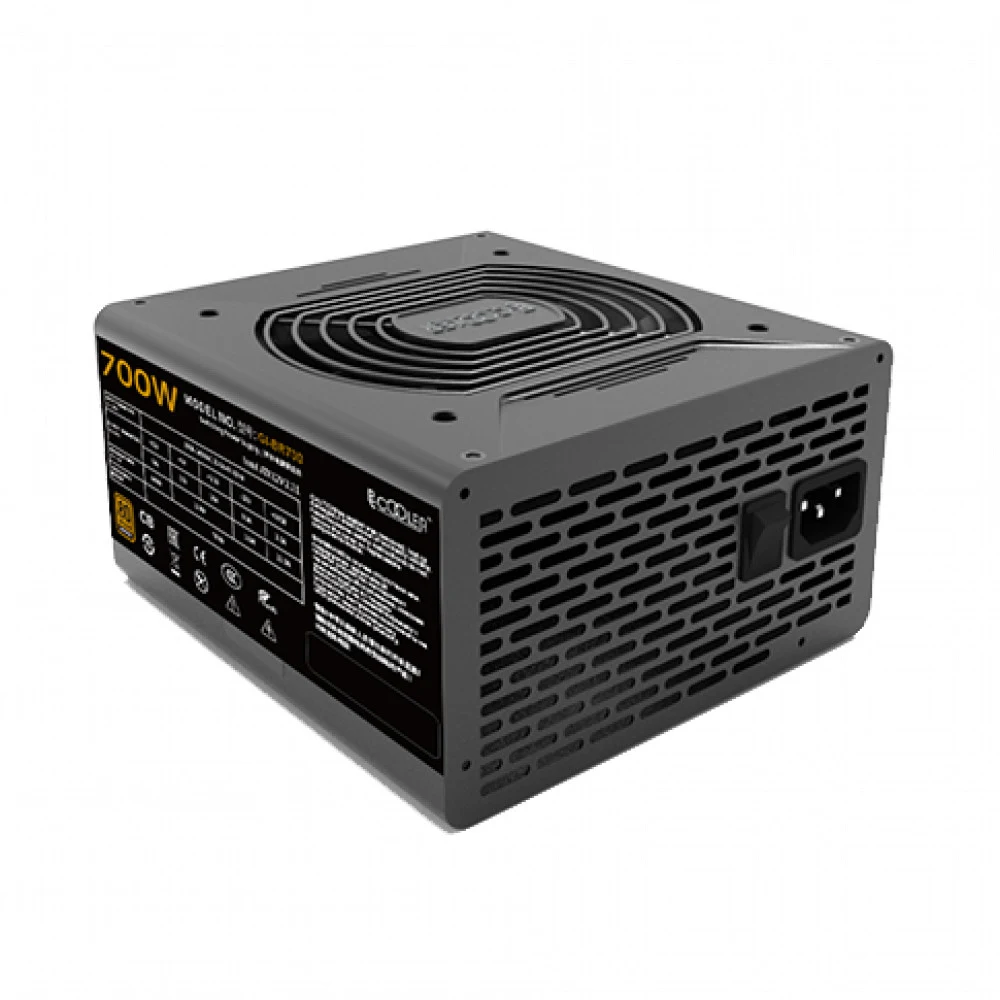 БП ATX 700W PCCooler GI-BR700, Bronze, 20+4/20+4+8/24+4/24+8/24+8+8, 12cm, 2x6+2p PCI-E